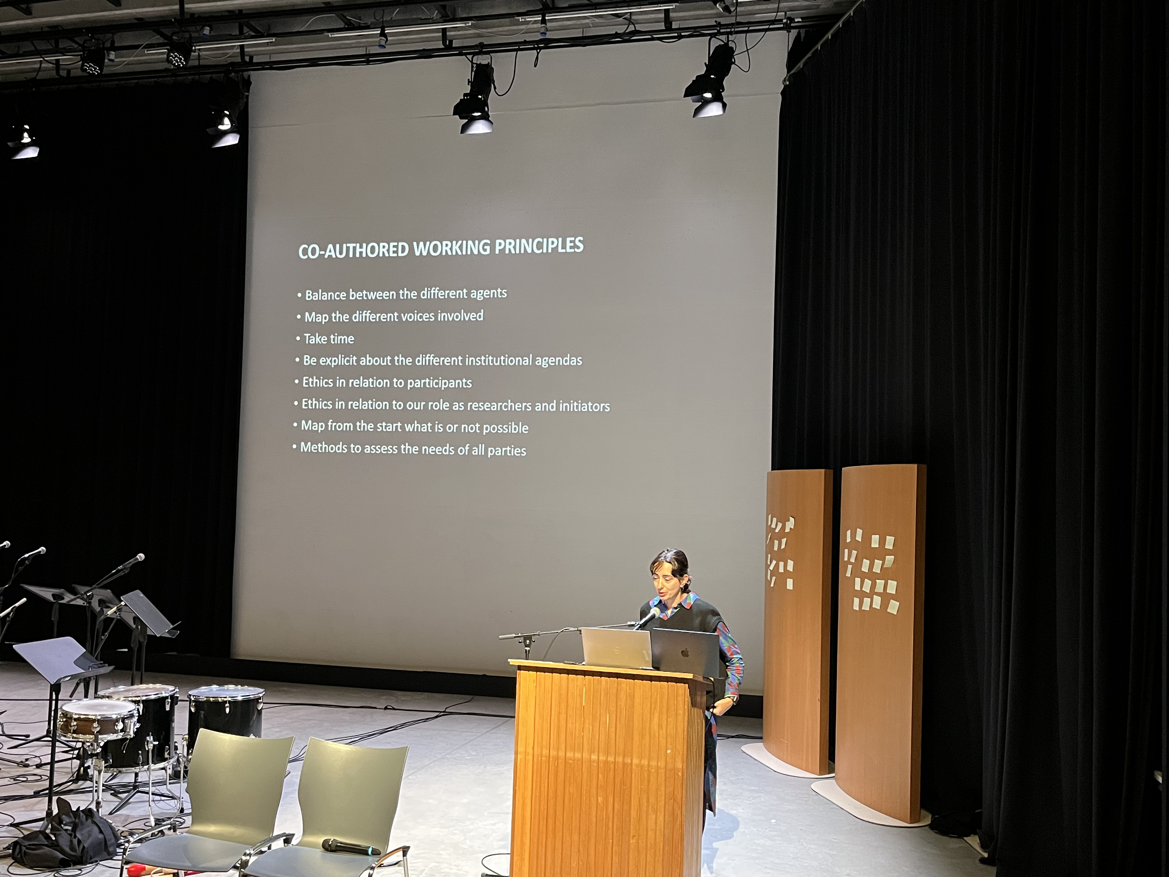 Danae Theodoridou and the collected working principles.